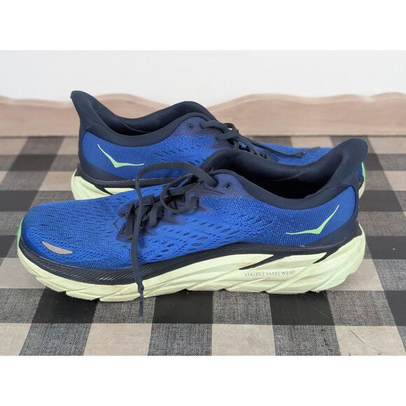 Hoka Clifton 8 Running Shoes Blue Men's Size 10.5D - Picture 8 of 16